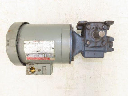 US Motors F008A Unimount 125 Gearmotor 10:1 Reducer .5Hp 230/460V 56C Dual Shaft