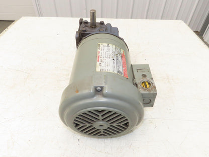 US Motors F008A Unimount 125 Gearmotor 10:1 Reducer .5Hp 230/460V 56C Dual Shaft