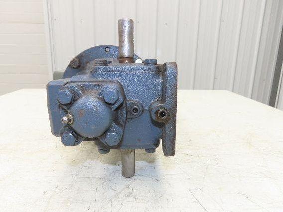 US Motors F008A Unimount 125 Gearmotor 10:1 Reducer .5Hp 230/460V 56C Dual Shaft