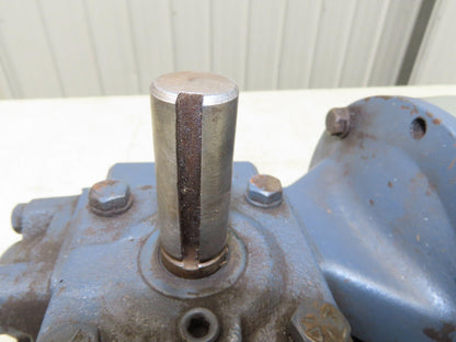 US Motors F008A Unimount 125 Gearmotor 10:1 Reducer .5Hp 230/460V 56C Dual Shaft