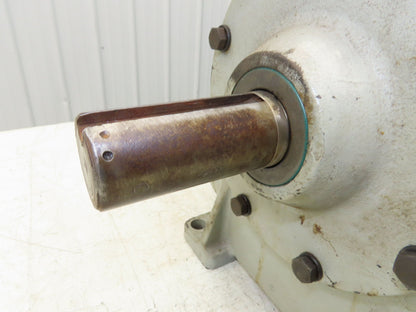 Worm Gearbox Horizontal Drive Dual Output 15:1 Reducer 1" Solid Input Shaft