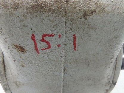 Worm Gearbox Horizontal Drive Dual Output 15:1 Reducer 1" Solid Input Shaft