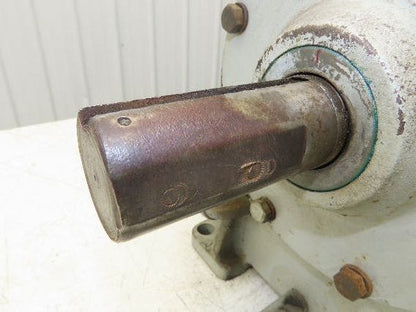 Worm Gearbox Horizontal Drive Dual Output 15:1 Reducer 1" Solid Input Shaft
