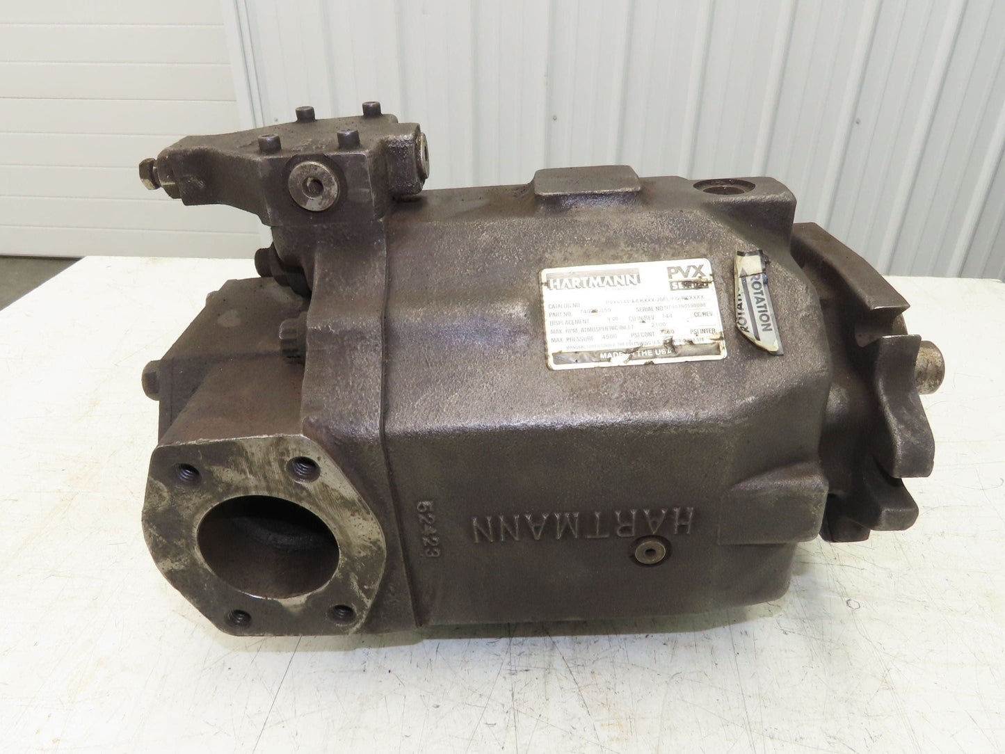 Hartmann PVX9144/3-CKXXX-20FL/FG-PCXXXX Hydraulic Piston Pump 70gpm 4500psi