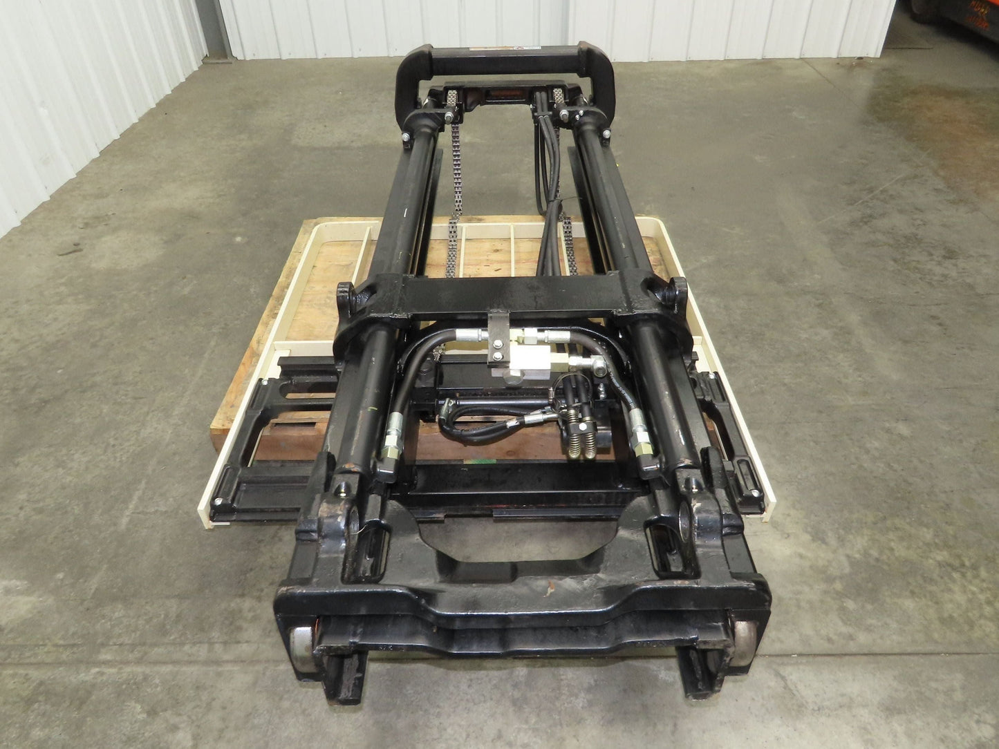 Yale Duplex Forklift Mast 2-Stage Class 2 SideShift 16"x42" Carriage