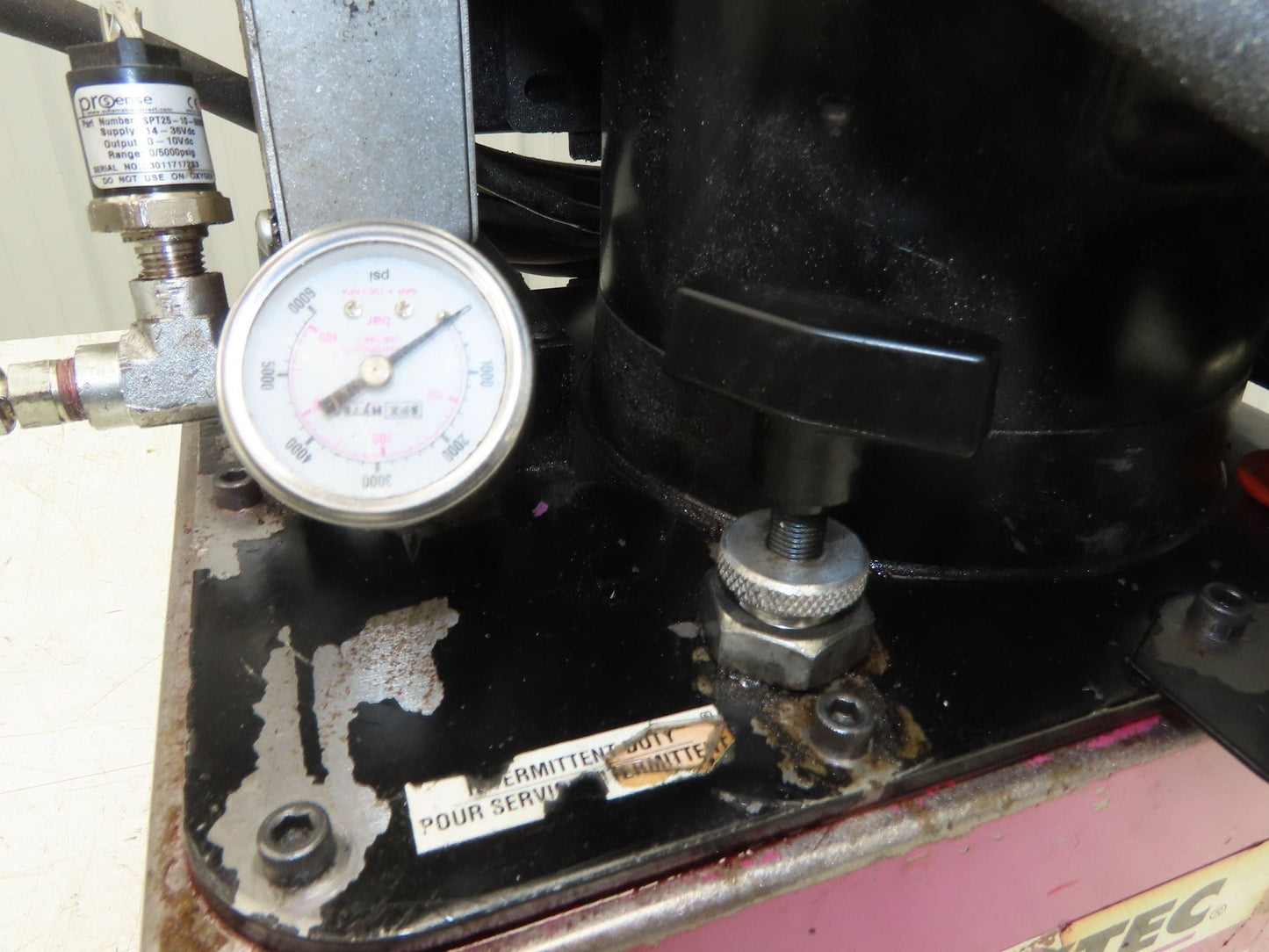 SPX Hytec 100888 Hydraulic Power Workholding Pump Unit 2.5gal 115V