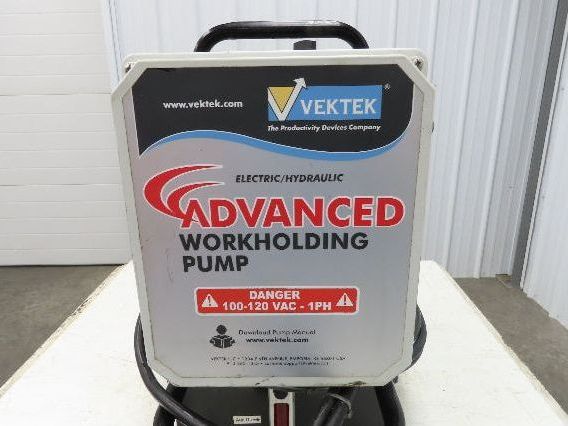 Vektek Advanced Hydraulic Workholding Pump Power Unit 2-Stage 5Gal 5000psi 120V