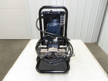 Vektek Advanced Hydraulic Workholding Pump Power Unit 2-Stage 5Gal 5000psi 120V