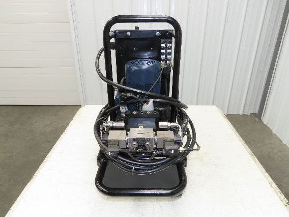 Vektek Advanced Hydraulic Workholding Pump Power Unit 2-Stage 5Gal 5000psi 120V