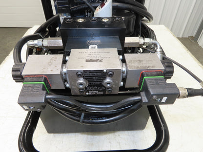 Vektek Advanced Hydraulic Workholding Pump Power Unit 2-Stage 5Gal 5000psi 120V