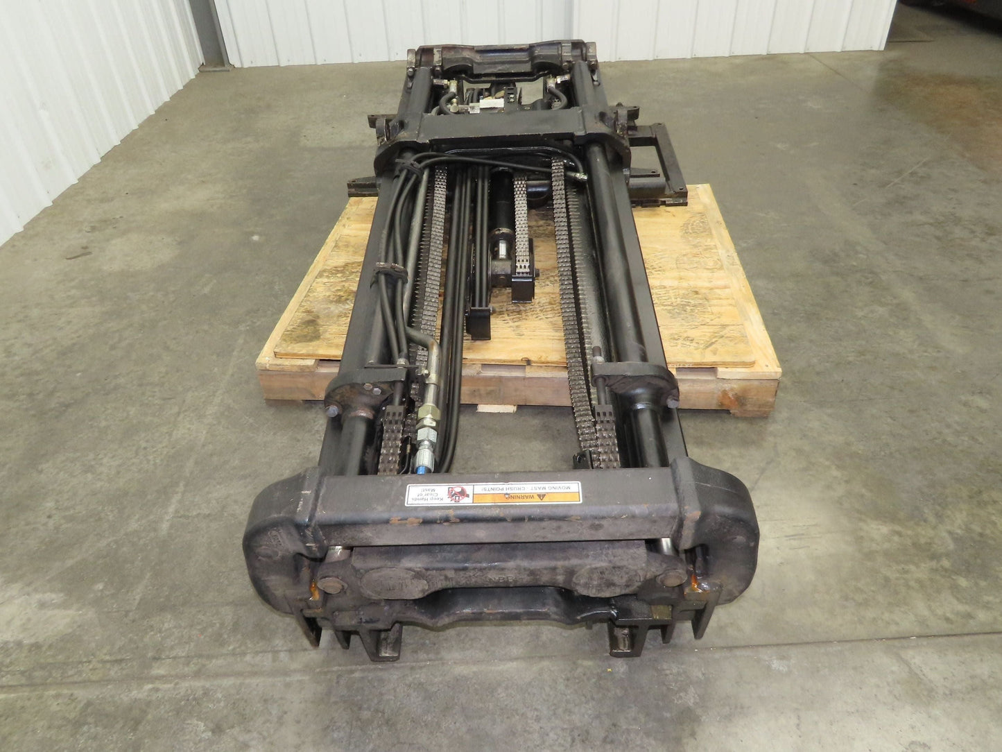 Yale Triple Forklift Mast 3-Stage Class 3 SideShift 20"x38-1/2" Carriage
