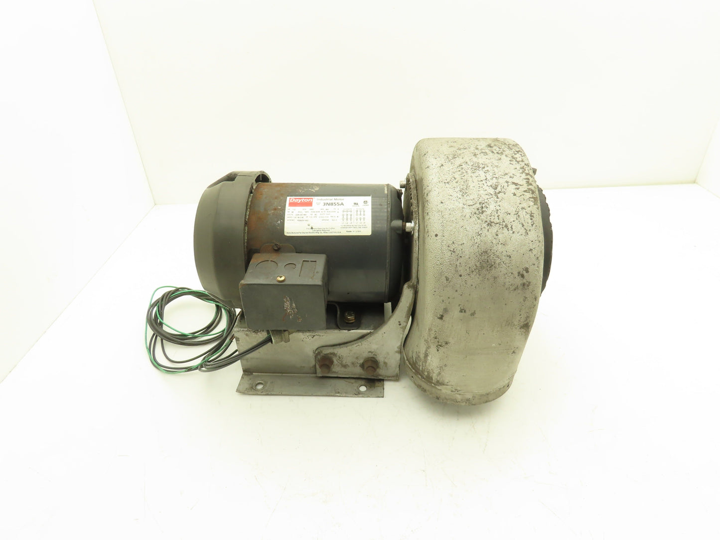 #53 Junior Centrifugal Blower Fan 482CFM 230/460V 3ph 1/2Hp 5"x 5"