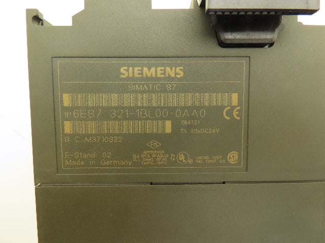 Siemens 6ES7321-1BL00-0AA0 Digital Input Module 32 Point 24vDC Lot of 5