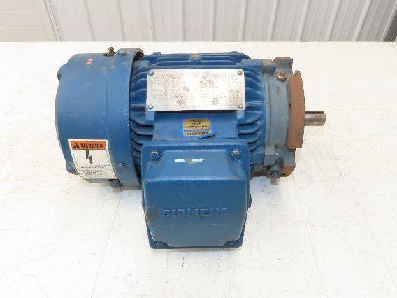 Siemens PE-21 Plus AC Motor 1.5Hp 1740rpm 230/460v 3ph 143TC TENV