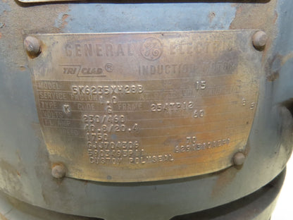 AC Motor Vertical Hollow Shaft 1" Bore 15Hp 1750rpm 230/460v 3ph 254TP-12