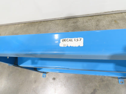 Hytrol LS-7 30"W Blue Conveyor Leg Stationary Floor Support 34" to 46"H