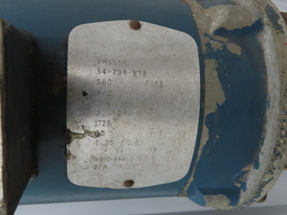 Lightnin Electric Mixer Clamp-On Agitator Drive 1/2Hp 230/460V 37"x5" Impeller