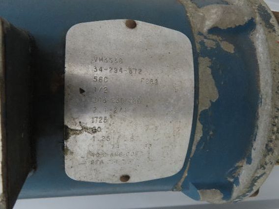 Lightnin Electric Mixer Clamp-On Agitator Drive 1/2Hp 230/460V 37"x5" Impeller