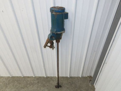 Lightnin Electric Mixer Clamp-On Agitator Drive 1/2Hp 230/460V 37"x5" Impeller