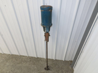 Lightnin Electric Mixer Clamp-On Agitator Drive 1/2Hp 230/460V 37"x5" Impeller