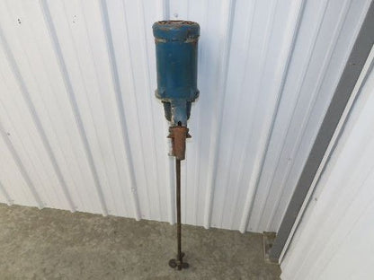Lightnin Electric Mixer Clamp-On Agitator Drive 1/2Hp 230/460V 37"x5" Impeller
