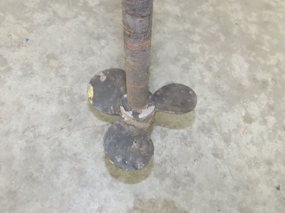 Lightnin Electric Mixer Clamp-On Agitator Drive 1/2Hp 230/460V 37"x5" Impeller