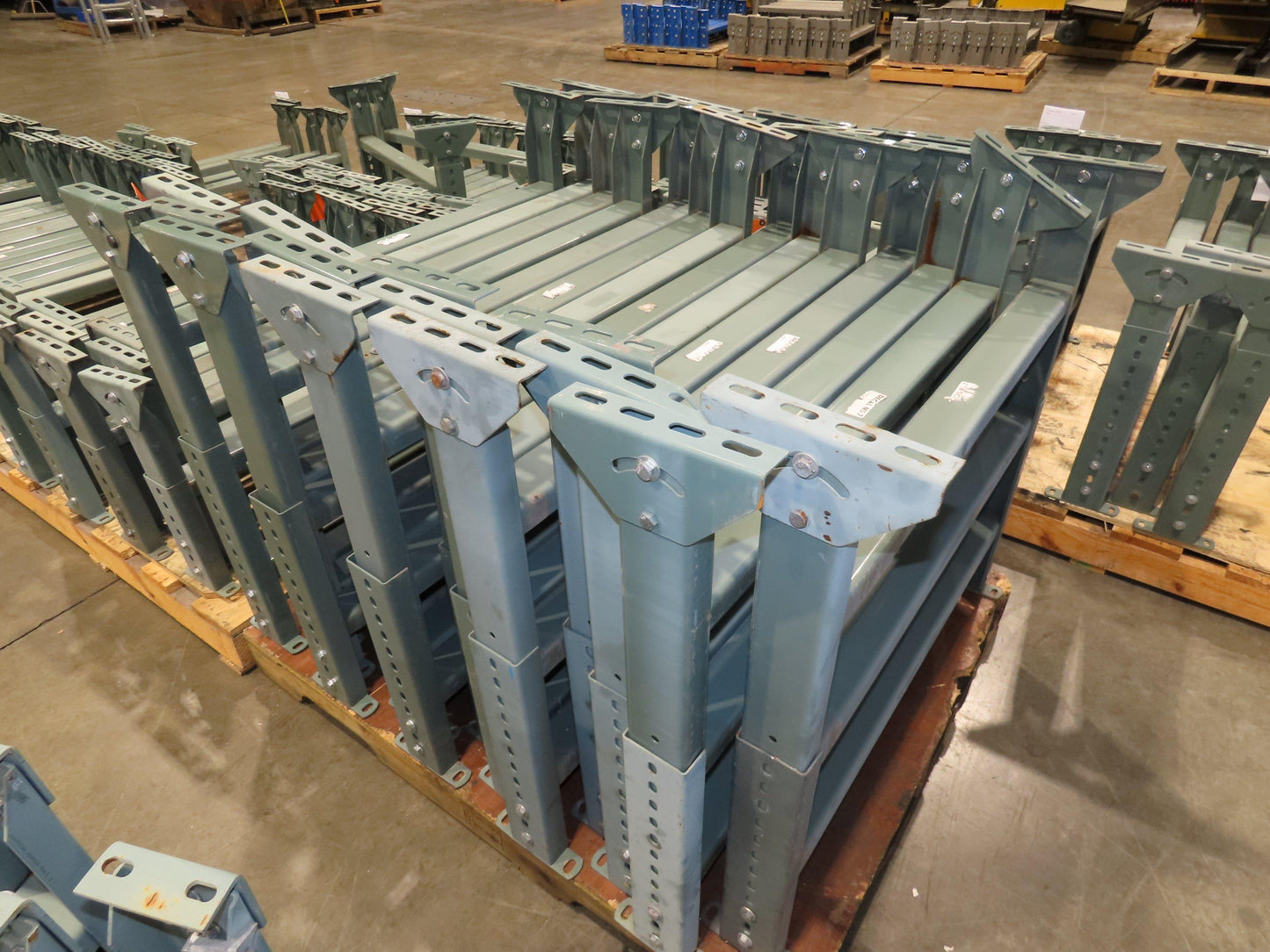 Hytrol MS-7 36"W Conveyor Leg Stationary Floor Support 33-5/8" to 45-5/8"H