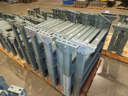 Hytrol MS-7 36"W Conveyor Leg Stationary Floor Support 33-5/8" to 45-5/8"H