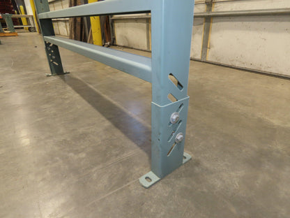 64"W Conveyor Leg Stationary Floor Support 25-5/8" to 31-5/8"H Heavy Duty