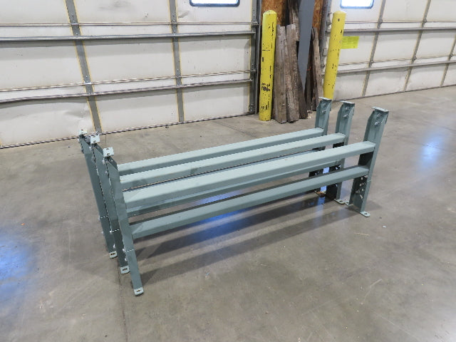 64"W Conveyor Leg Stationary Floor Support 25-5/8" to 31-5/8"H Heavy Duty