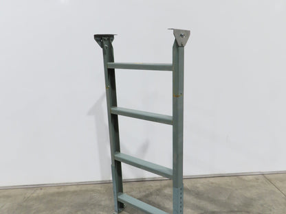 Hytrol MS-9 24"W Conveyor Leg Stationary Floor Support 57-5/8" to 69-5/8"H