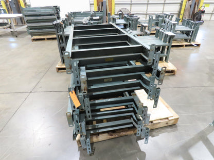 Hytrol MS-9 24"W Conveyor Leg Stationary Floor Support 57-5/8" to 69-5/8"H