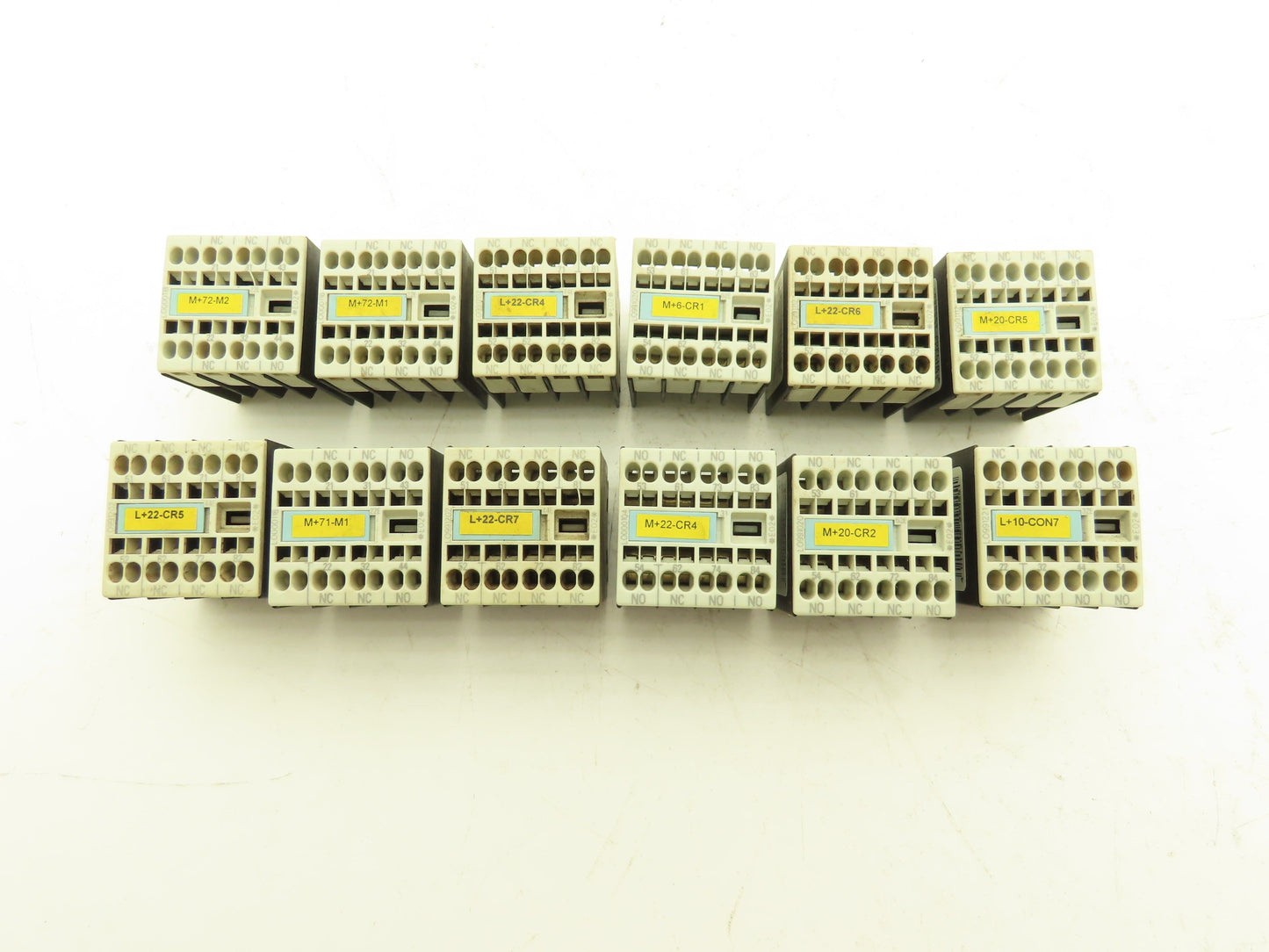 Siemens 3RH1911 31NC 12NO 10A 240v Auxiliary Contact Mixed Lot Of 12