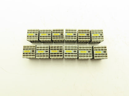 Siemens 3RH1911 31NC 12NO 10A 240v Auxiliary Contact Mixed Lot Of 12