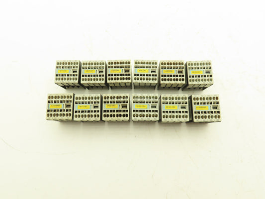 Siemens 3RH1911 31NC 12NO 10A 240v Auxiliary Contact Mixed Lot Of 12