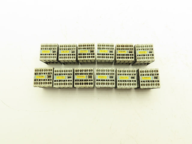 Siemens 3RH1911 31NC 12NO 10A 240v Auxiliary Contact Mixed Lot Of 12