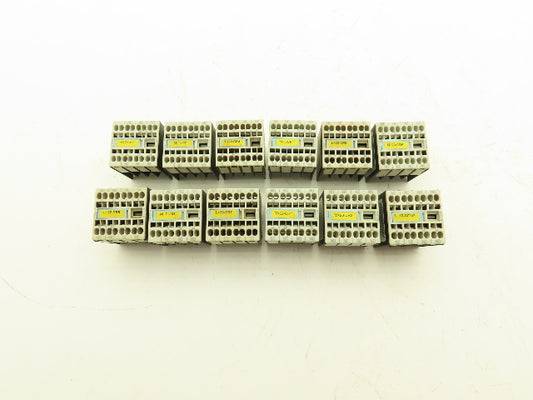 Siemens 3RH1911 31NC 12NO 10A 240v Auxiliary Contact Mixed Lot Of 12