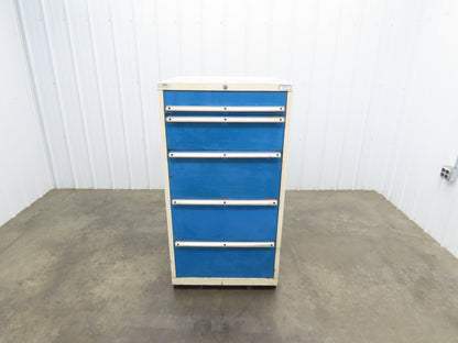 Lista 5 Drawer Industrial Tooling Cabinet 30x29x60" Lyon Stanley Vidmar Box