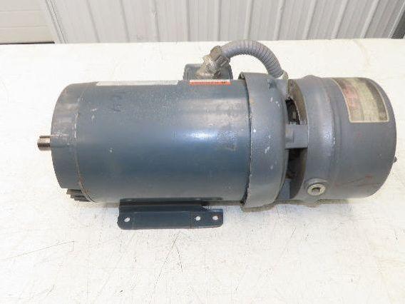 US Motors U32E2DC Brake Motor 1.5Hp 1745rpm 230/460V 3PH 145TC Shur-Stop Brake