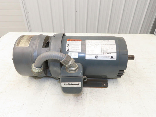 US Motors U32E2DC Brake Motor 1.5Hp 1745rpm 230/460V 3PH 145TC Shur-Stop Brake