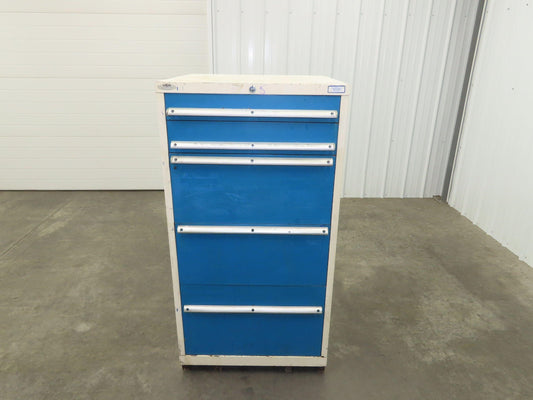 Lista 5 Drawer Industrial Tooling Cabinet 30x29x60" Lyon Stanley Vidmar Box