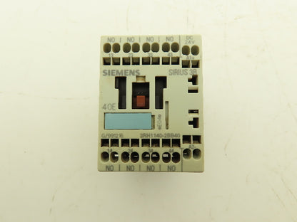 Siemens 3RH1140-2BB40 Auxiliary Contactor Size S00 4NO 600vAC 10A Lot Of 11