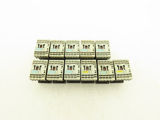 Siemens 3RH1140-2BB40 Auxiliary Contactor Size S00 4NO 600vAC 10A Lot Of 11