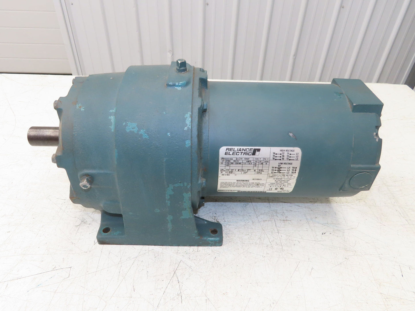 Dodge Reliance FB56DG16A21 Inline Gearmotor 20.9 Reducer .3Hp 84rpm 230/460v 3ph