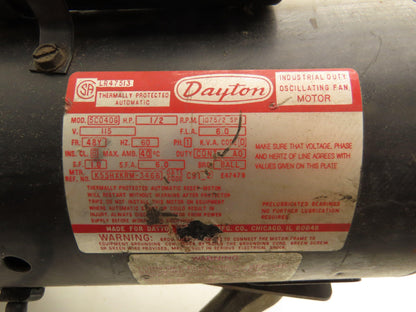 Dayton 5C040G AC Oscillating Fan Motor