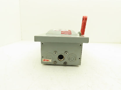 Siemens HFC361R Safety Disconnect Switch 30A Fusible 600V 3ph Up to 7-1/2Hp