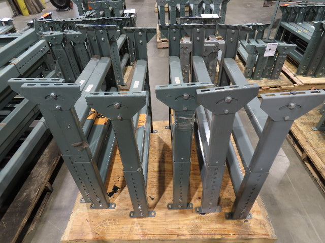 Hytrol LS-7 30"W Conveyor Leg Stationary Floor Support 34" to 46"H