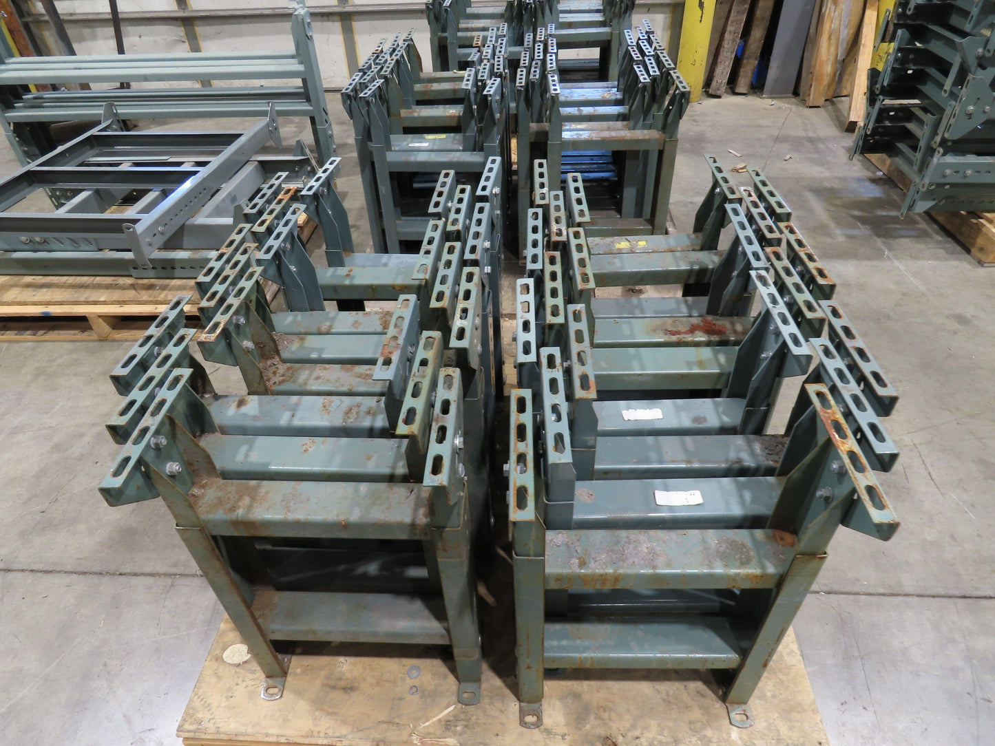 Hytrol LS-6 15"W Conveyor Leg Stationary Floor Support 24" to 36"H