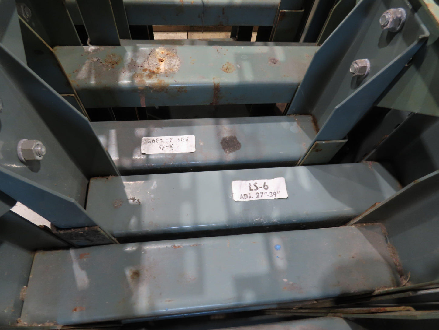 Hytrol LS-6 15"W Conveyor Leg Stationary Floor Support 24" to 36"H