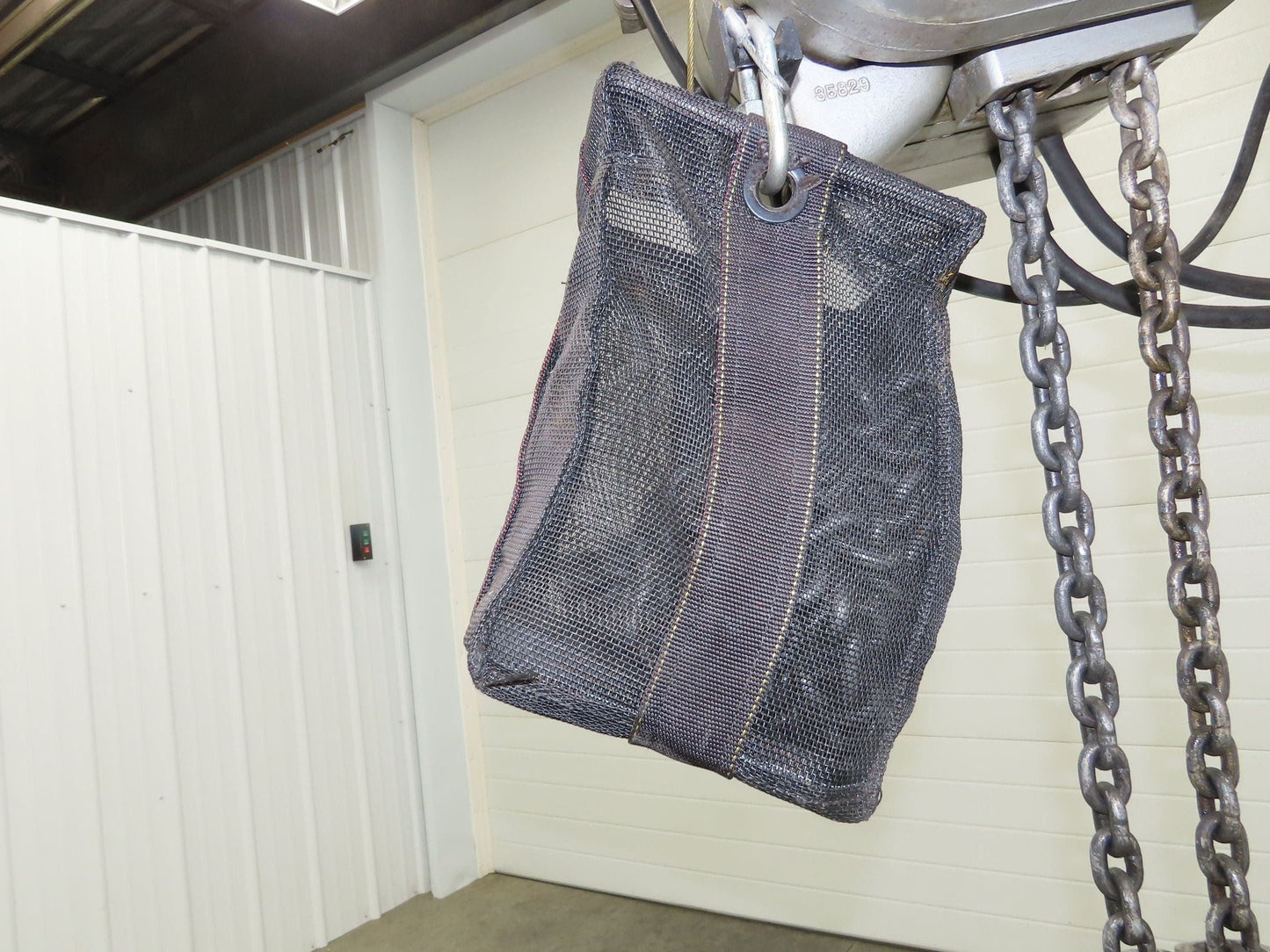 CM Lodestar R 2 Ton Electric Chain Hoist 8 Fpm 14' Lift 635 Power Trolley 3PH